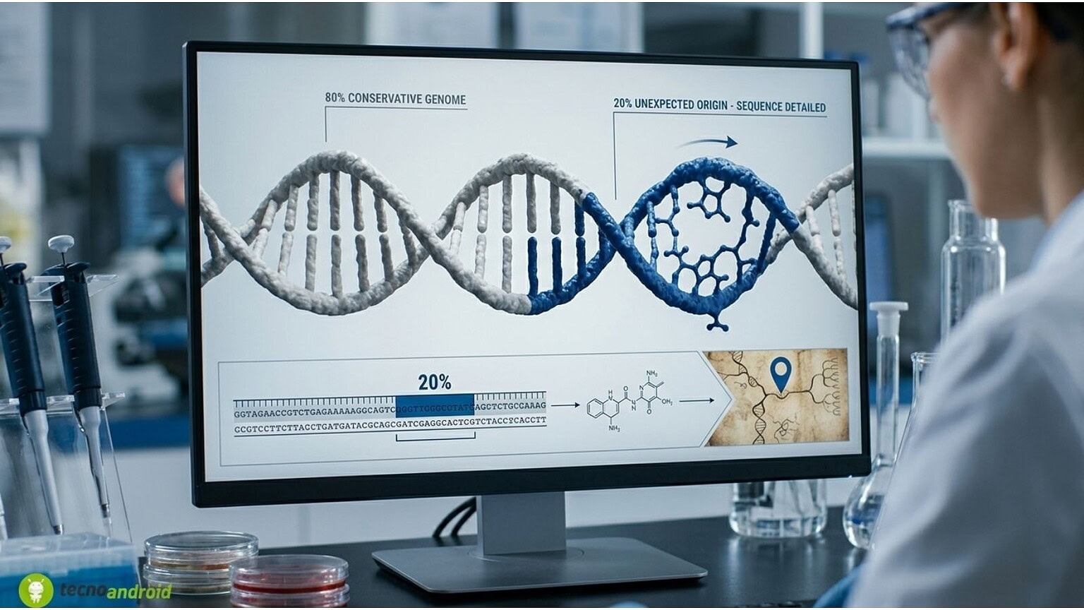 DNA umano origine inaspettata