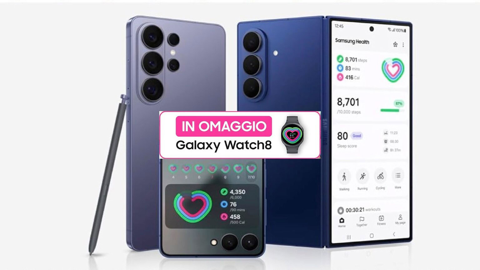Samsung ti regala Galaxy Watch 8 se compri uno di questi smartphone su Amazon