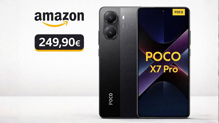 POCO X7 Pro al minimo storico su Amazon: sconto di 120 euro