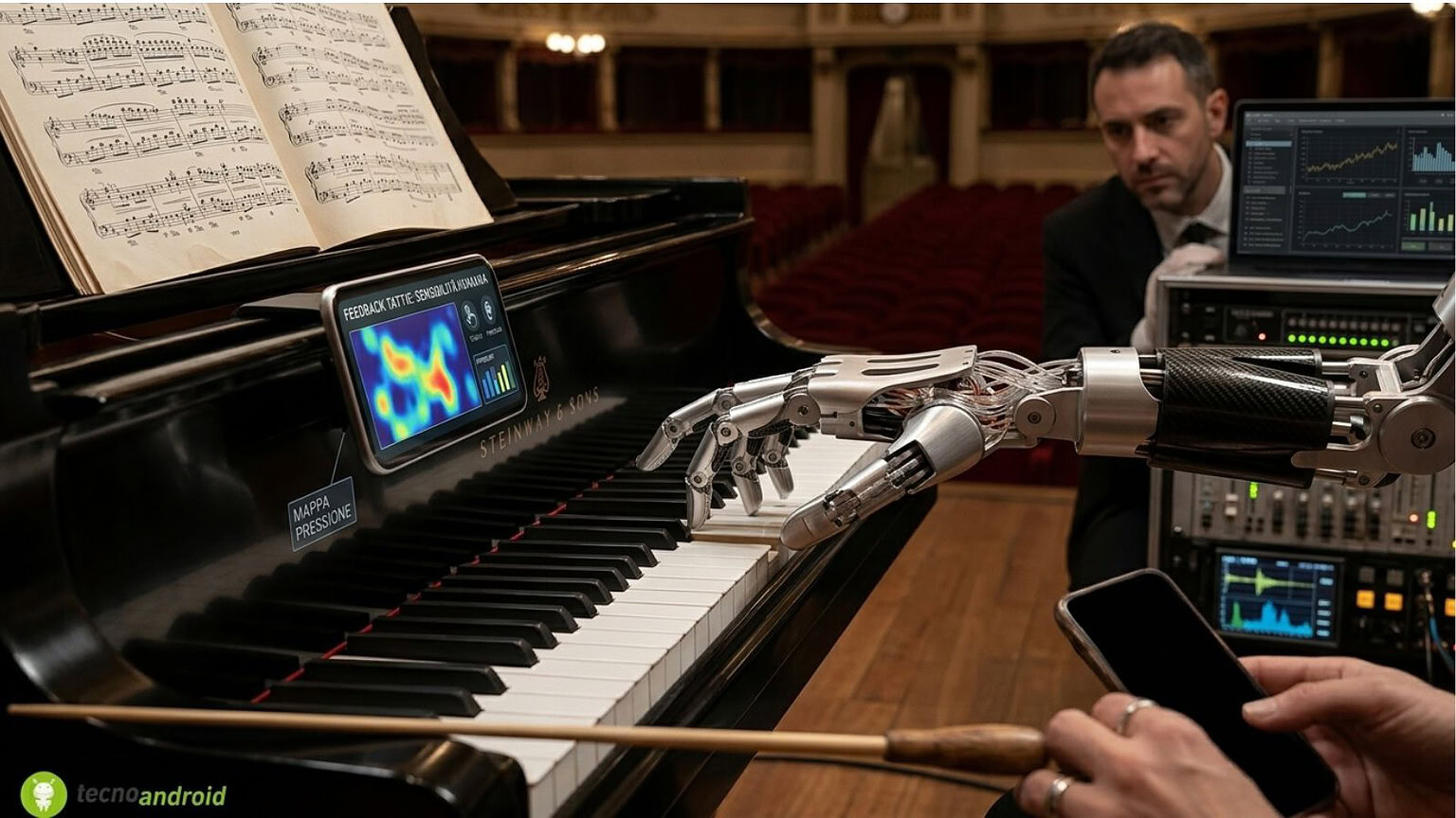 mano robotica sensibilità umana