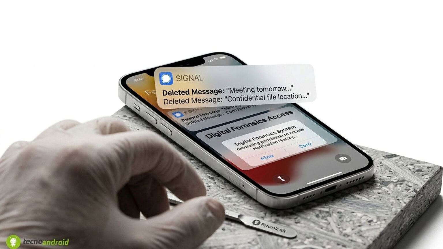 messaggi Signal cancellati iPhone