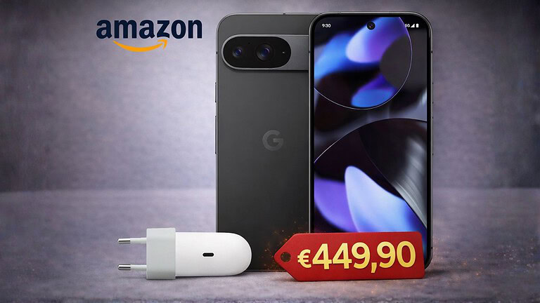 Google Pixel 9 al minimo storico su Amazon: -50% con caricatore incluso