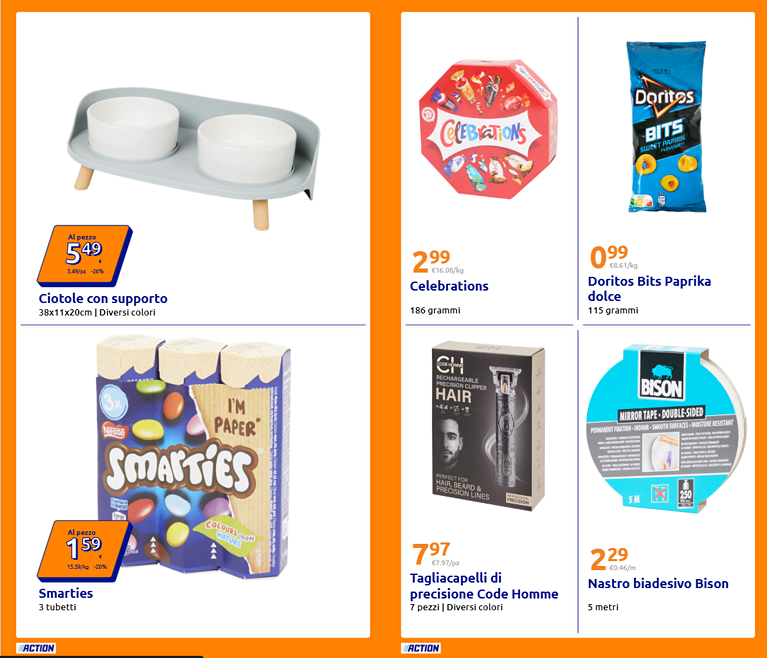 offerte Action settimana - dettaglio offerte Action settimana