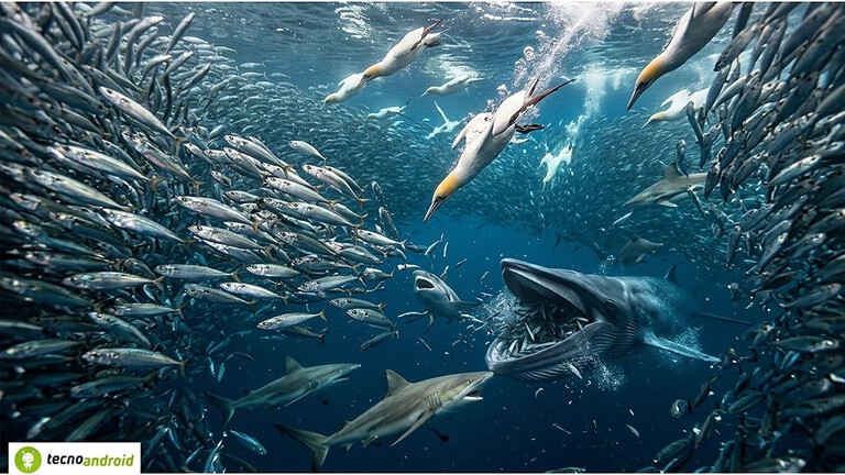 Predazione record nell'oceano: oltre 10 milioni di prede in un solo evento