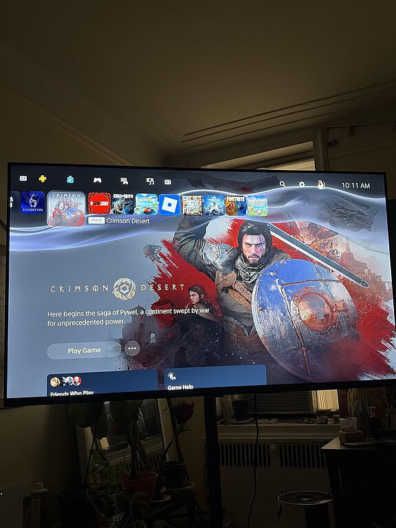 PS5 schermata Home