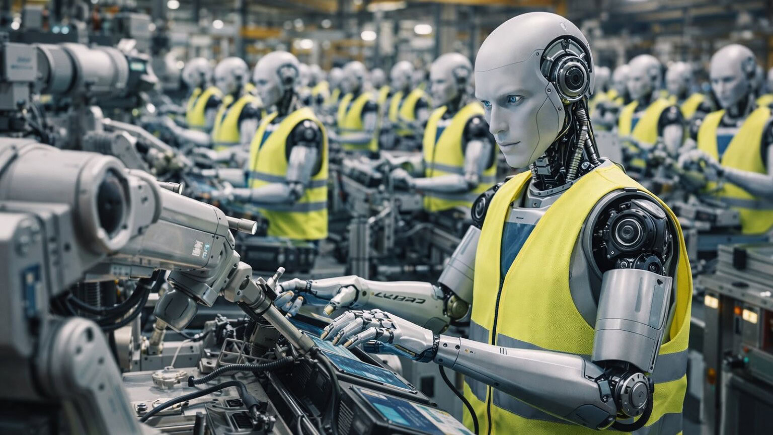 robot umanoidi fabbrica