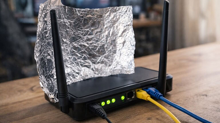 Foglio di alluminio dietro al modem Wi-Fi: funziona davvero?