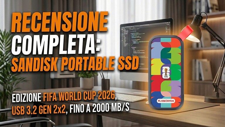 SANDISK Portable SSD: FIFA World Cup 2026 Edition – 1 TB