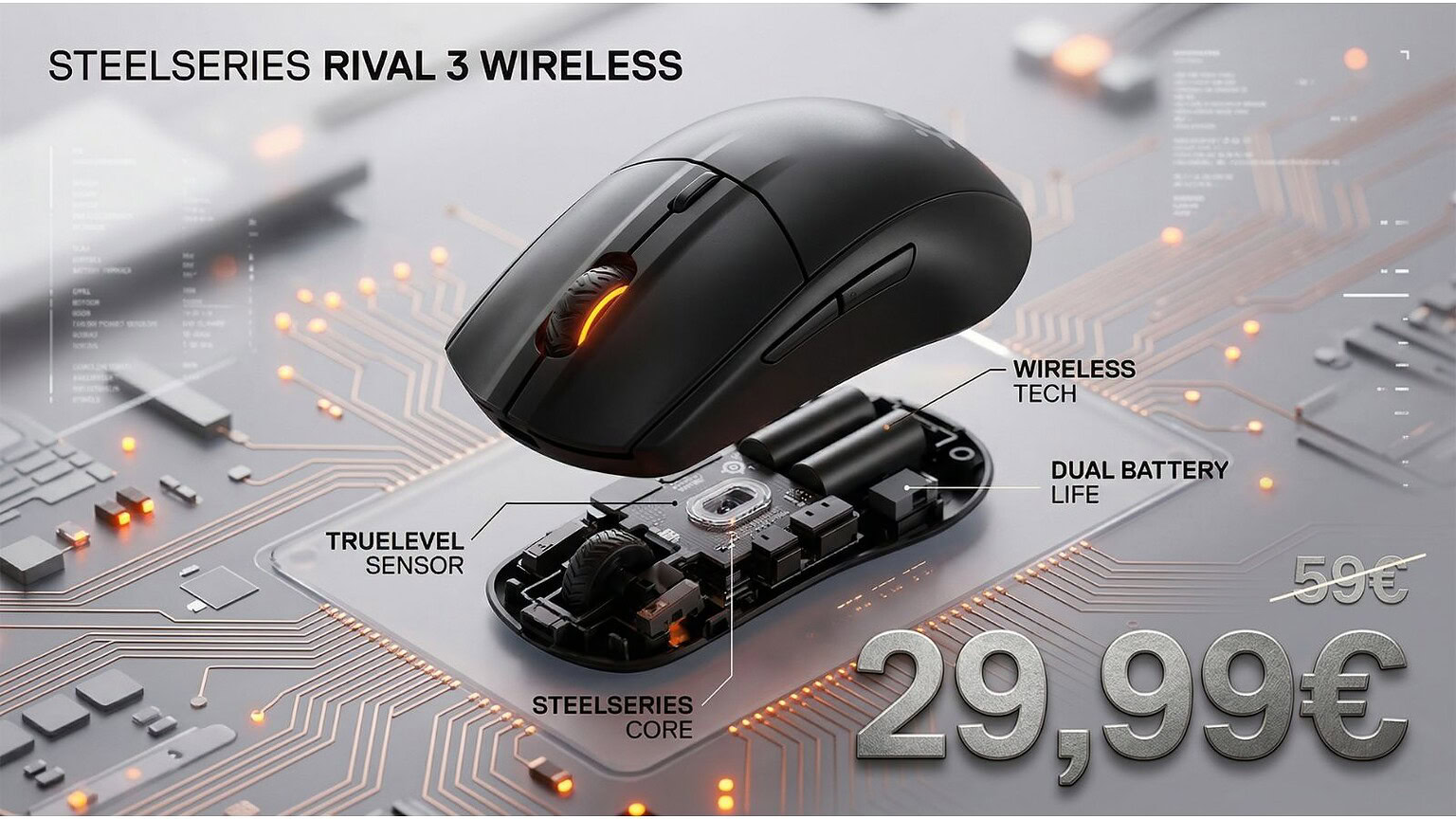 SteelSeries Rival 3 Wireless