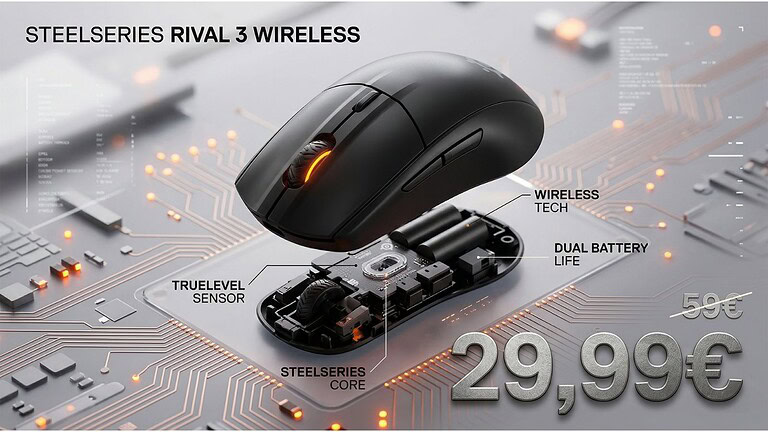 SteelSeries Rival 3 Wireless