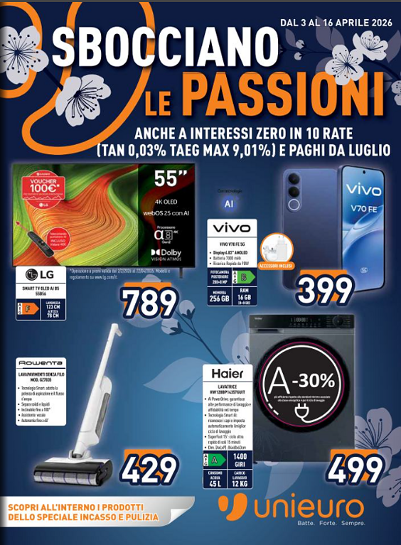 volantino Unieuro aprile volantino Unieuro aprile