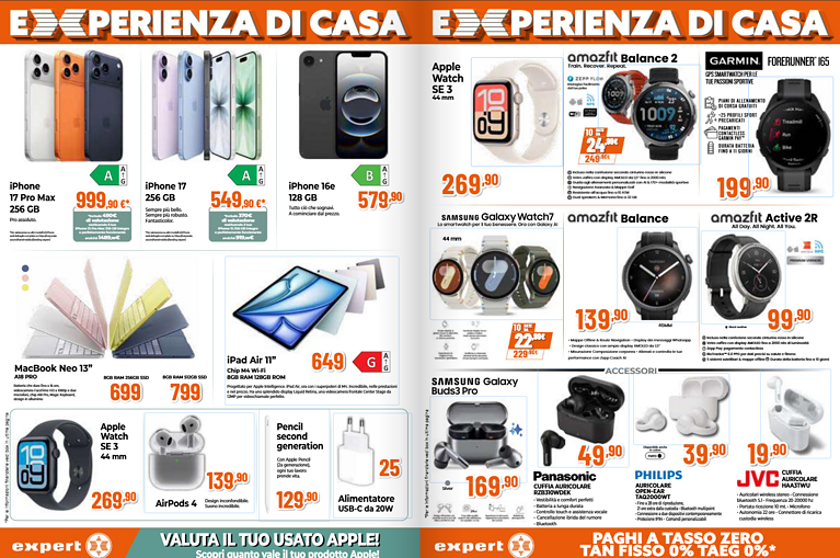 volantino Expert aprile 2026 - funzionalità Volantino Expert: le offerte Experienza di casa sono super.