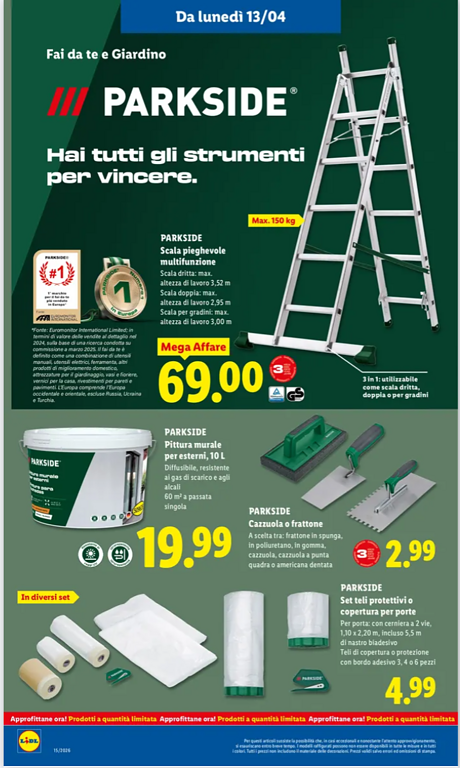 volantino Lidl Parkside - immagine 9 volantino Lidl Parkside