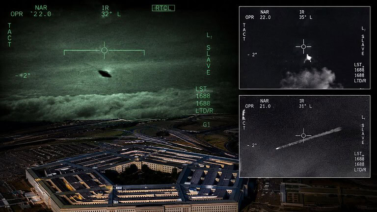 UFO, nuovi video dal Pentagono: mostrate scie e figure misteriose