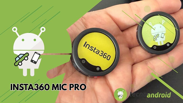 Insta360 Mic Pro: un microfono wireless top di gamma con display personalizzabile
