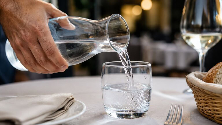Acqua del rubinetto al ristorante: si può chiedere? Risponde la Cassazione