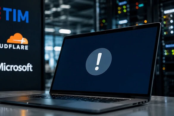 TIM, Vodafone e WindTre down: internet KO in mezza Italia