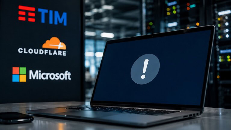 TIM, Vodafone e WindTre down: internet KO in mezza Italia