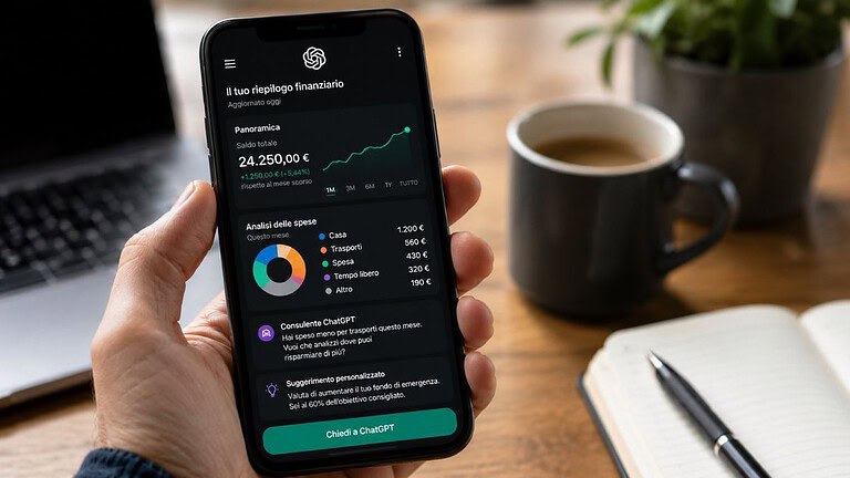 ChatGPT diventa il tuo consulente finanziario se colleghi il conto