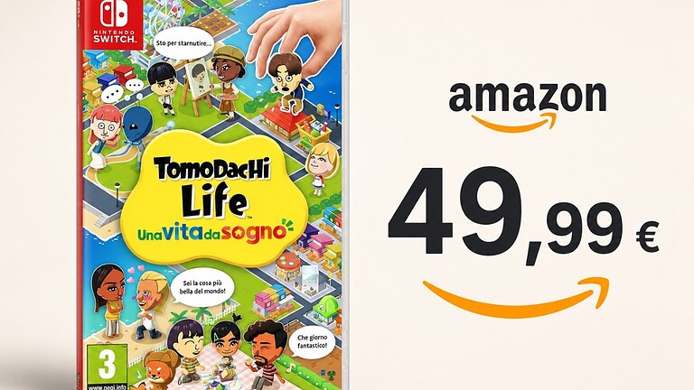 Tomodachi Life per Switch al minimo storico: Amazon lo regala