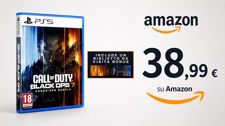Call of Duty: Black Ops 7 PS5 al minimo storico su Amazon, costa 38,99 €