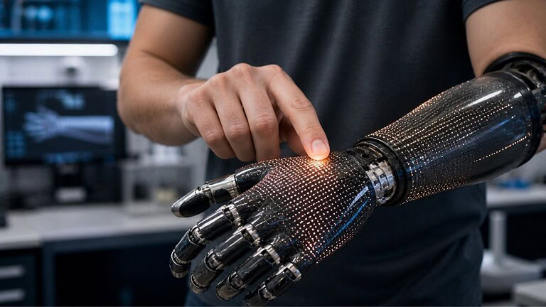 Protesi robot sensibili: hanno la pelle elettronica, è la svolta