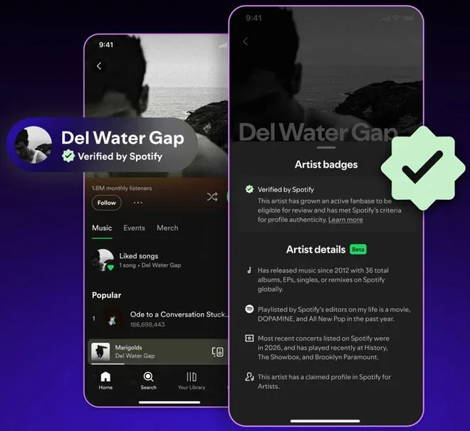 Spotify musica vera AI