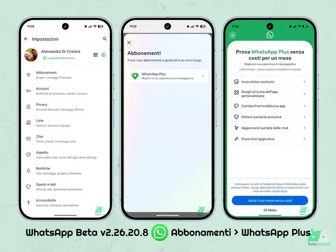 WhatsApp Plus è pronto per l'Italia: quanto costa al mese tuttoandroid.net