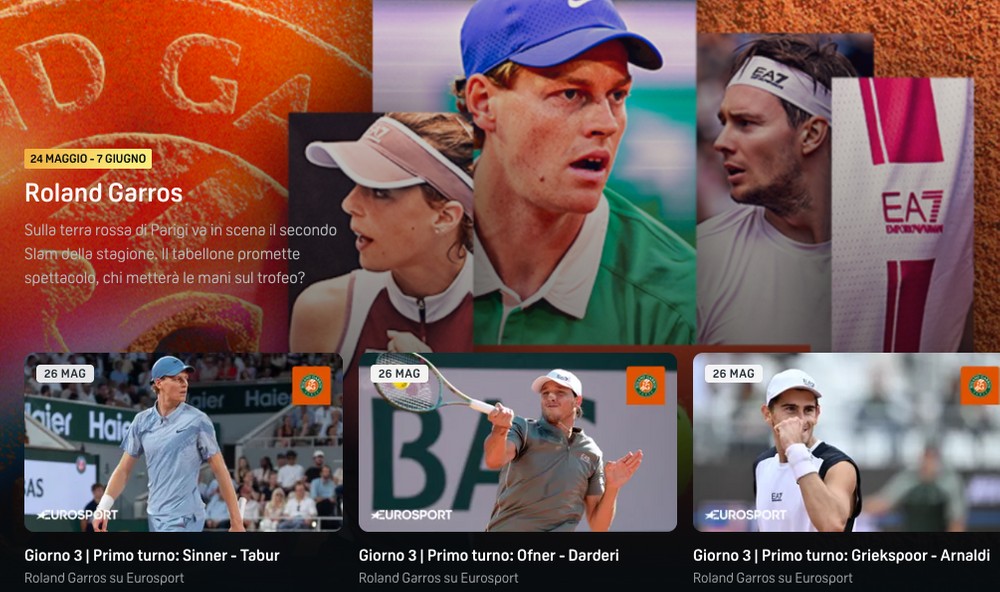DAZN Roland Garros