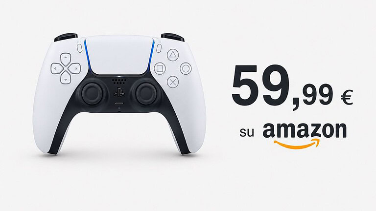 DualSense bianco a 59,99 €: sconto 20% con i Days of Play su Amazon
