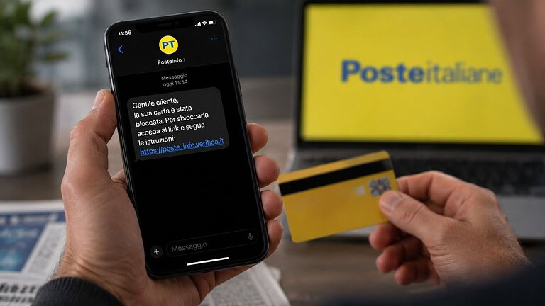 Truffa con finto SMS Poste Italiane: scatta l'assoluzione, è polemica