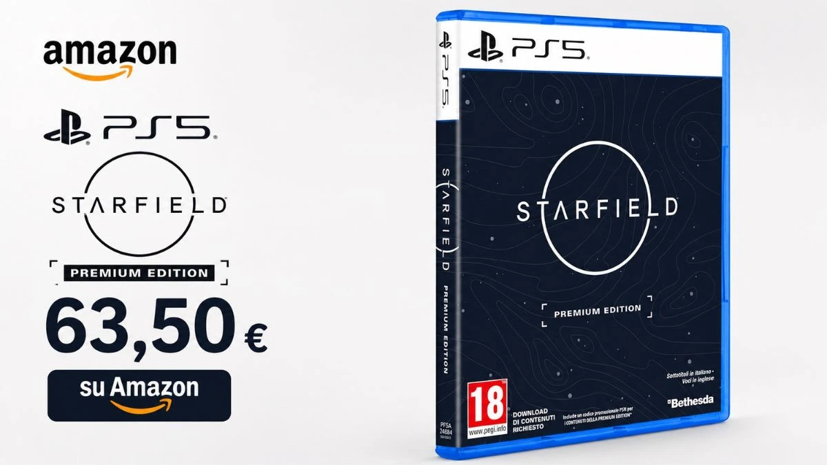 Starfield Premium Edition per PS5: su Amazon è crollato a prezzo bomba