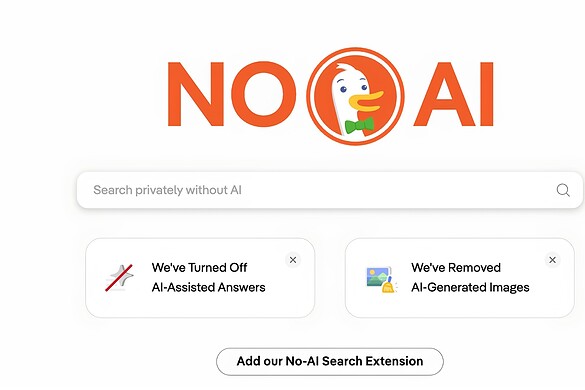 DuckDuckGo, boom di ricerche senza AI dopo l’annuncio di Google