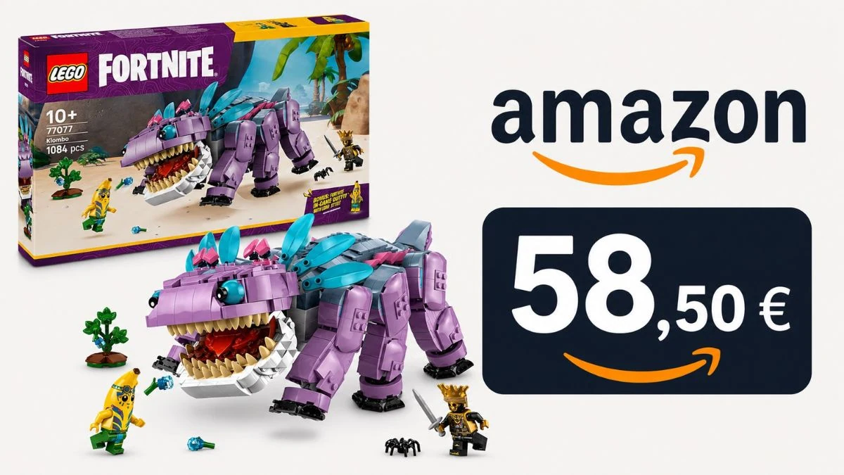 LEGO Fortnite Klombo al minimo storico: -41% su Amazon