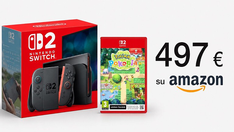 Nintendo Switch 2 con Pokémon Pokopia: bundle su Amazon in promo