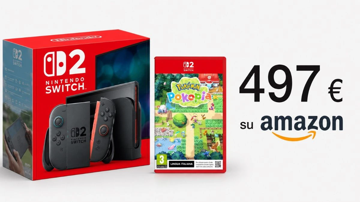 Nintendo Switch 2 con Pokémon Pokopia: bundle su Amazon in promo