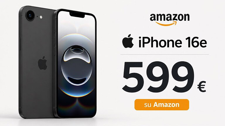 iPhone 16e 256 GB al minimo storico su Amazon: ora costa pochissimo