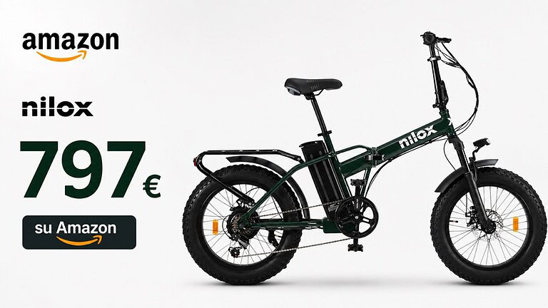 Nilox X8 Pro: l'offerta Amazon sulla e-bike pieghevole è imperdibile