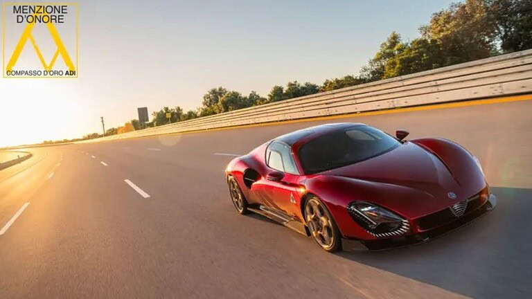 Alfa Romeo 33 Stradale vince il Compasso d'Oro ADI per il design