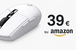 Logitech G305 al minimo storico su Amazon: il mouse a metà prezzo