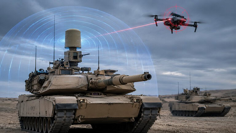 Carri armati USA blindati da attacchi droni con radar invisibili