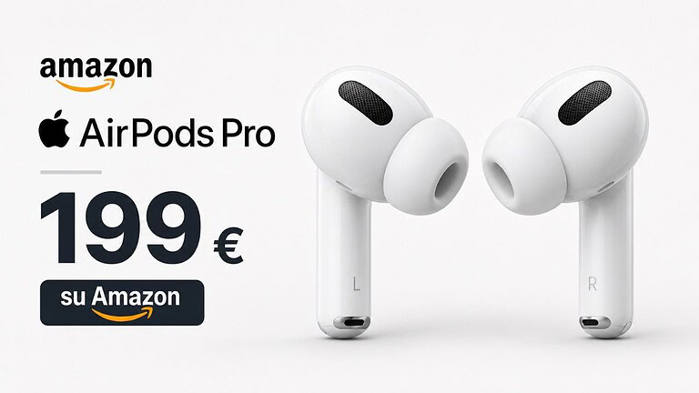 AirPods Pro 3 al prezzo più basso di sempre: 199 euro su Amazon