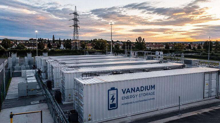 Batteria al vanadio più grande d'Europa: può alimentare 3.000 case