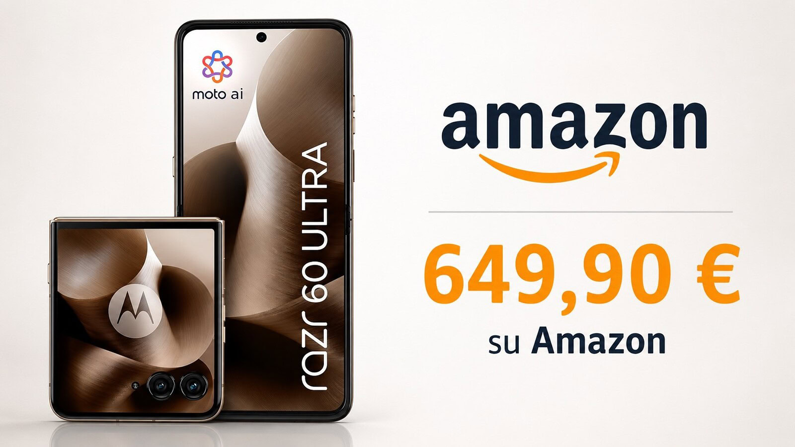 Motorola Razr 60 Ultra crolla al 50%: top di gamma pieghevole a 649€