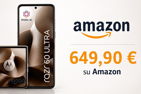 Motorola Razr 60 Ultra crolla al 50%: top di gamma pieghevole a 649€
