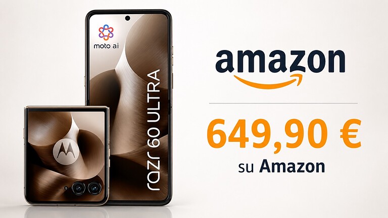 Motorola Razr 60 Ultra crolla al 50%: top di gamma pieghevole a 649€