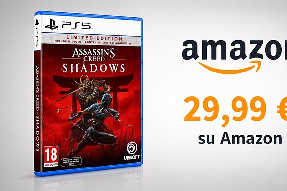 Assassin’s Creed Shadows Limited Edition su Amazon al -40%