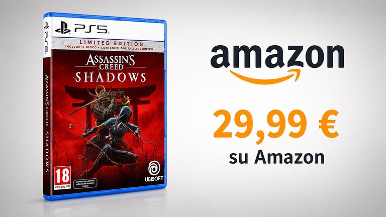 Assassin's Creed Shadows Limited Edition su Amazon al -40%