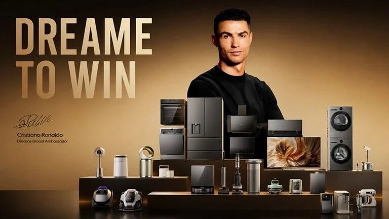 Dreame sceglie Cristiano Ronaldo come ambassador mondiale
