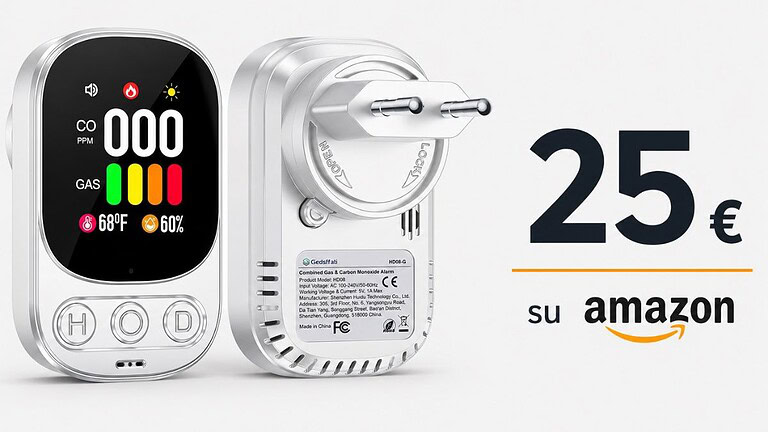 Rilevatore di gas su Amazon: il prezzo è ridicolo, compralo subito